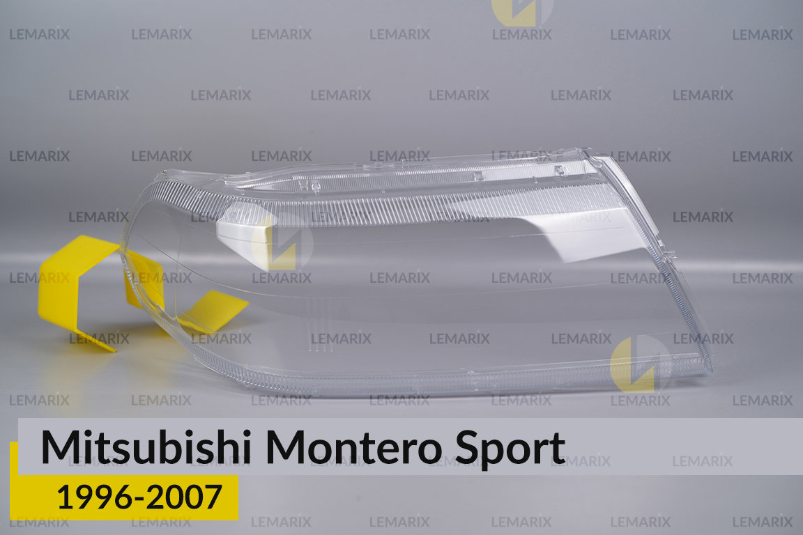 Скло фари Mitsubishi Montero Sport (1996-2007) праве
