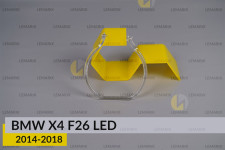 Кольцо световод фары BMW X4 F26 LED (2014-2018) малое внутреннее правое