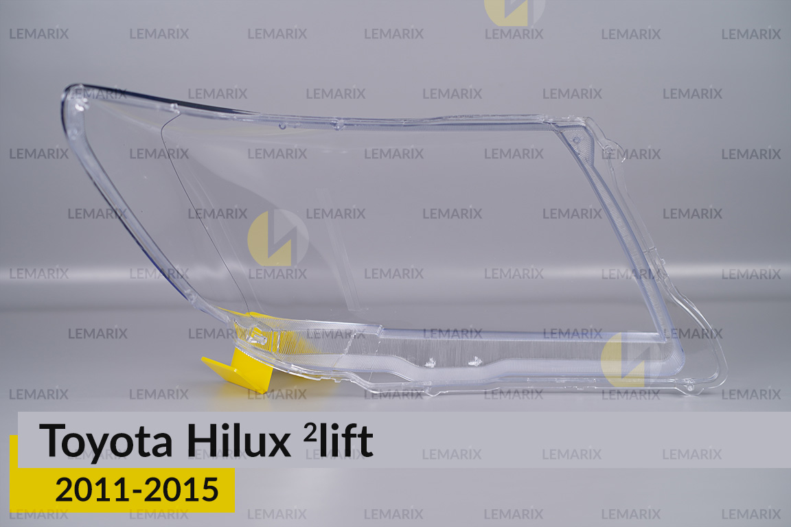 Скло фари Toyota Hilux (2011-2015) 2 рест ліве