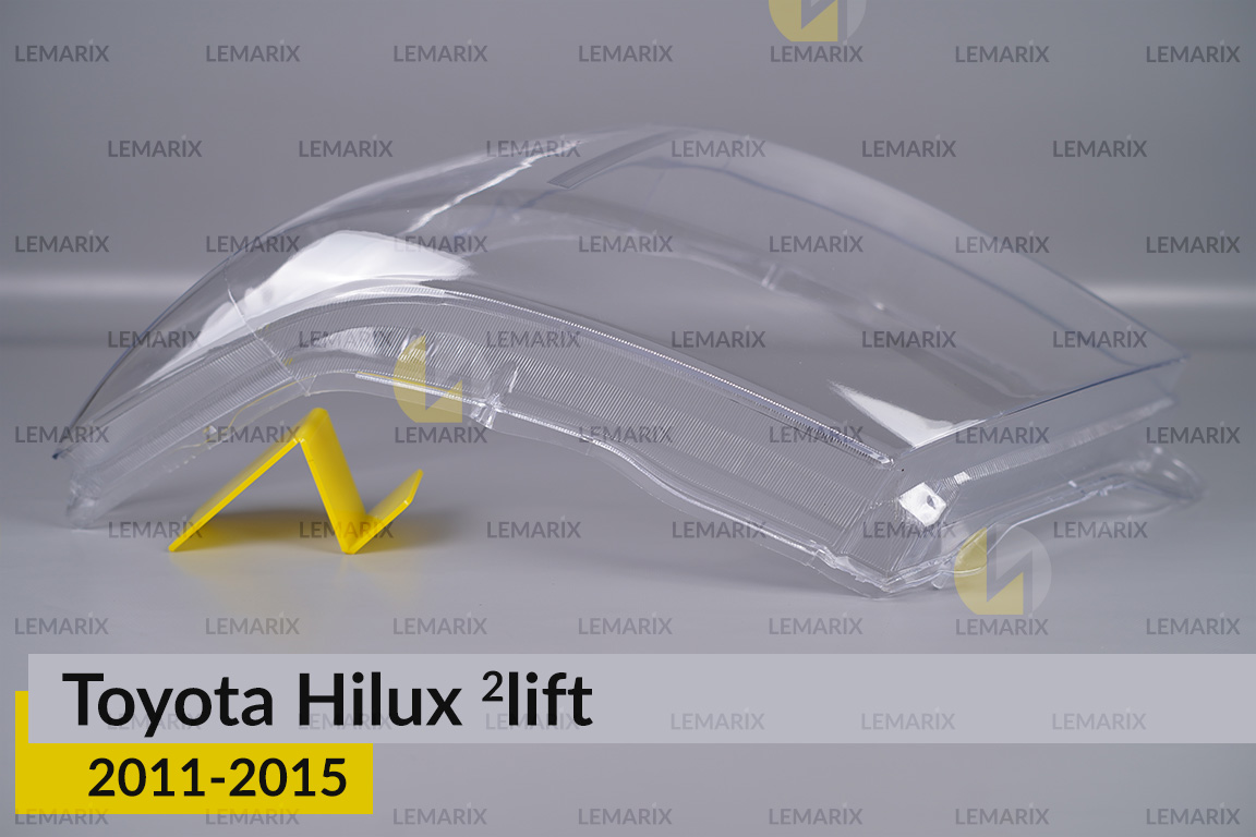 Скло фари Toyota Hilux (2011-2015) 2 рест ліве
