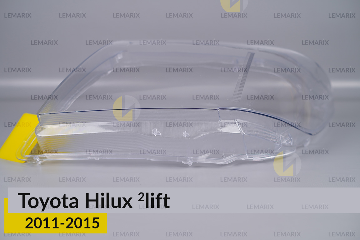 Скло фари Toyota Hilux (2011-2015) 2 рест ліве