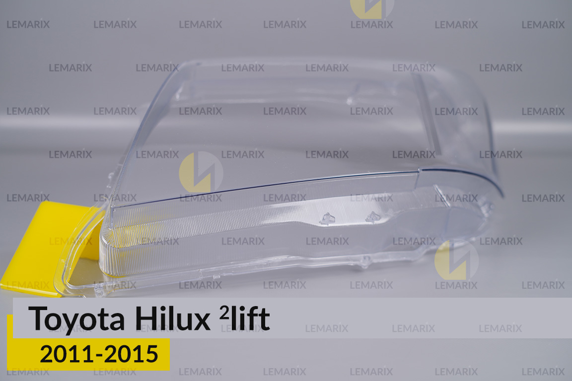 Скло фари Toyota Hilux (2011-2015) 2 рест ліве
