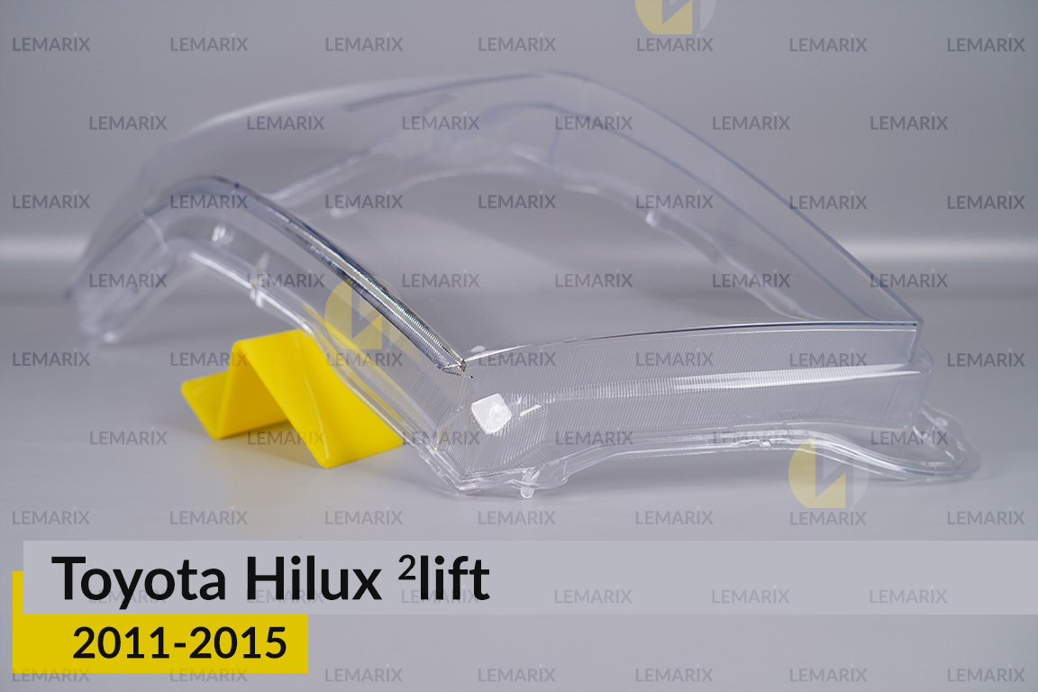 Скло фари Toyota Hilux (2011-2015) 2 рест ліве