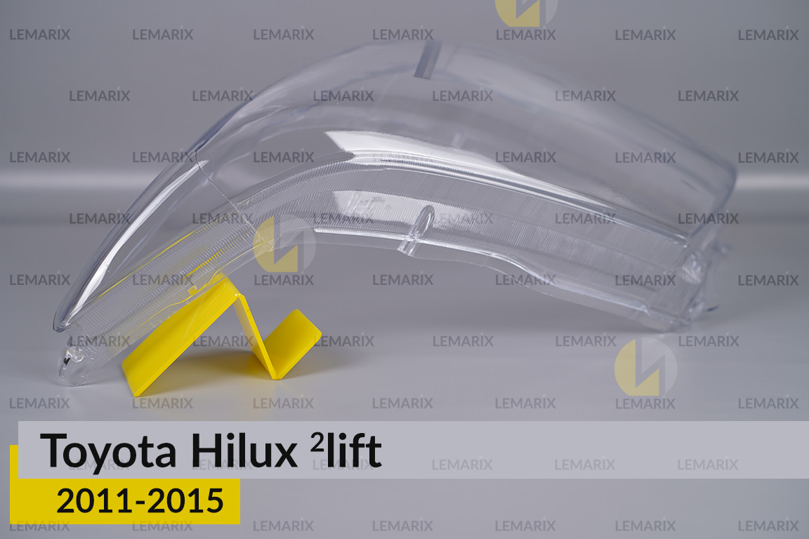 Скло фари Toyota Hilux (2011-2015) 2 рест ліве