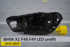 Корпус фари BMW X1 F48 F49 LED (2015-2019) дорест лівий