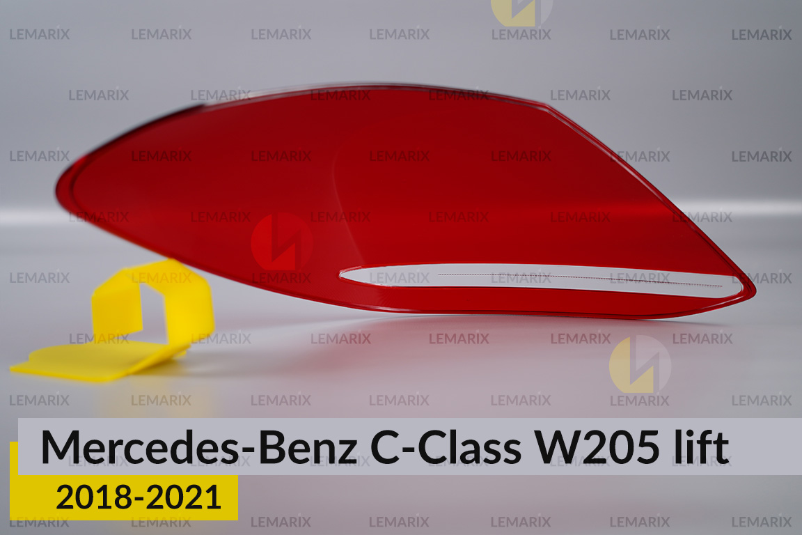 Скло заднього ліхтаря Mercedes-Benz C-Class W205 (2018-2021) рест праве
