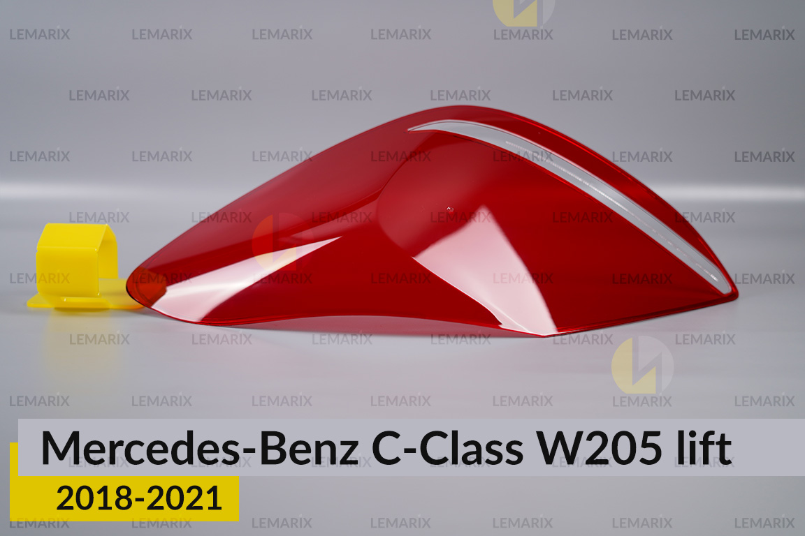 Скло заднього ліхтаря Mercedes-Benz C-Class W205 (2018-2021) рест праве
