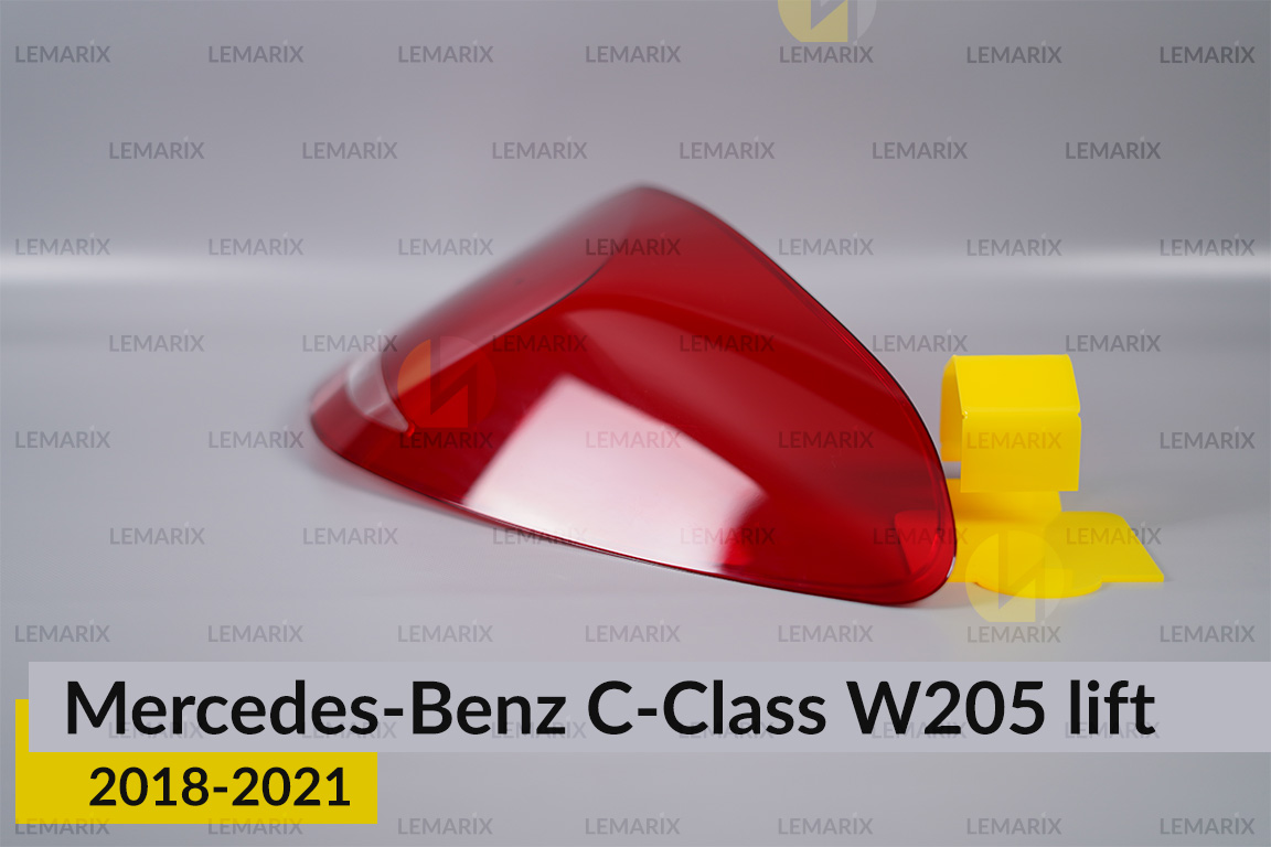 Скло заднього ліхтаря Mercedes-Benz C-Class W205 (2018-2021) рест праве