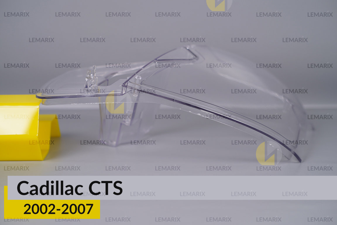 Скло фари Cadillac CTS (2002-2007) ліве