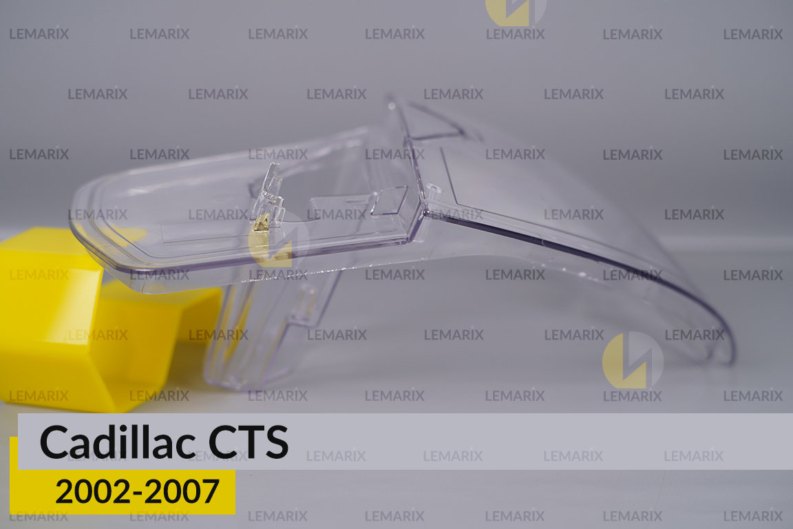 Скло фари Cadillac CTS (2002-2007) ліве