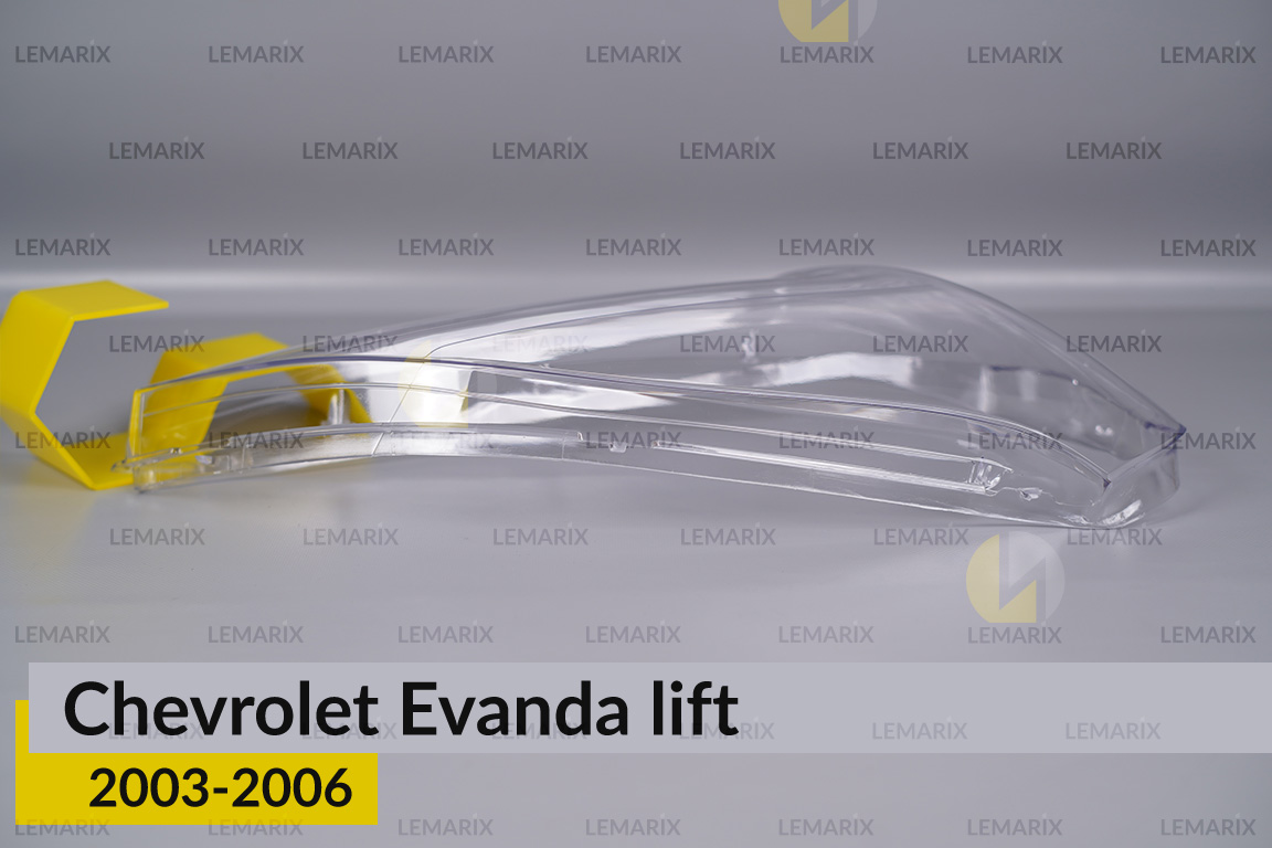 Скло фари Chevrolet Evanda (2003-2006) рест праве