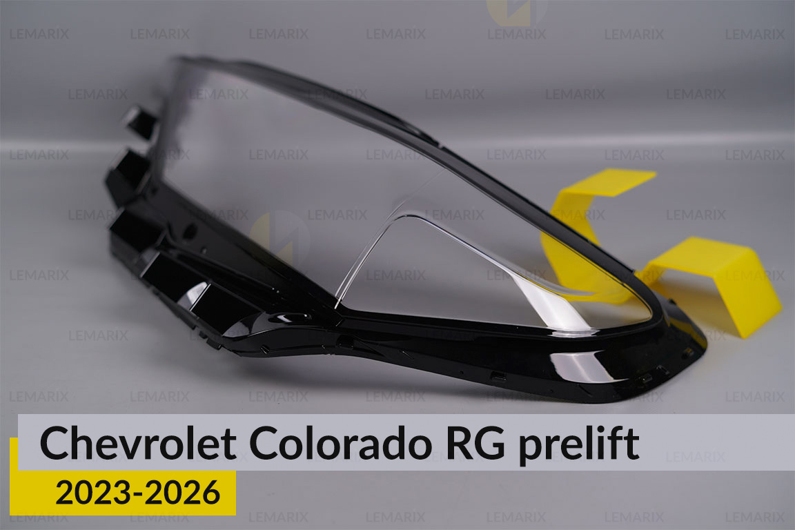 Скло фари Chevrolet Colorado RG (2023-2026) дорест ліве