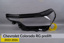 Скло фари Chevrolet Colorado RG (2023-2026) дорест ліве