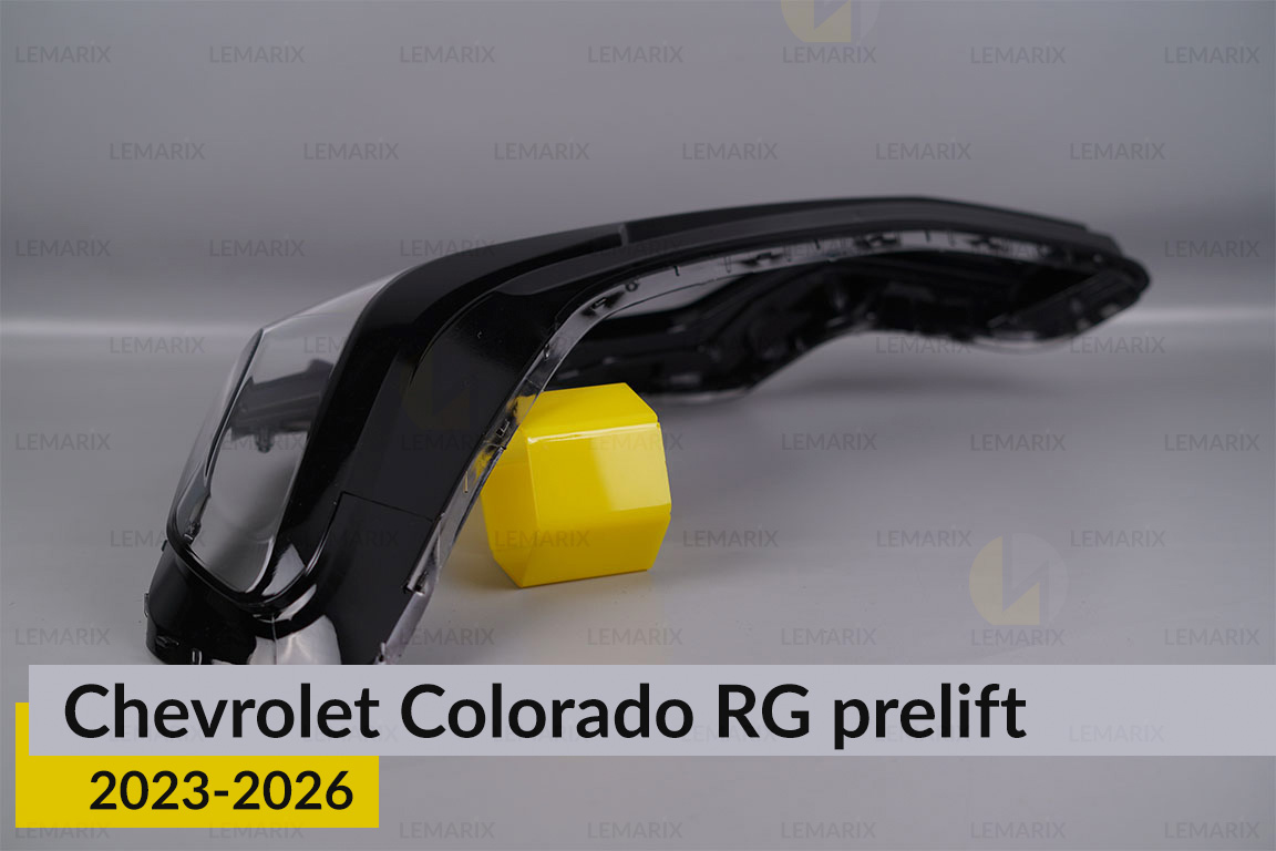Скло фари Chevrolet Colorado RG (2023-2026) дорест ліве