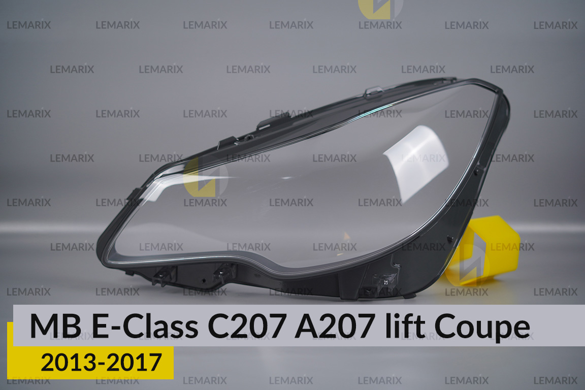 Скло фари Mercedes-Benz E-Class C207 A207 Coupe (2013-2017) рест ліве