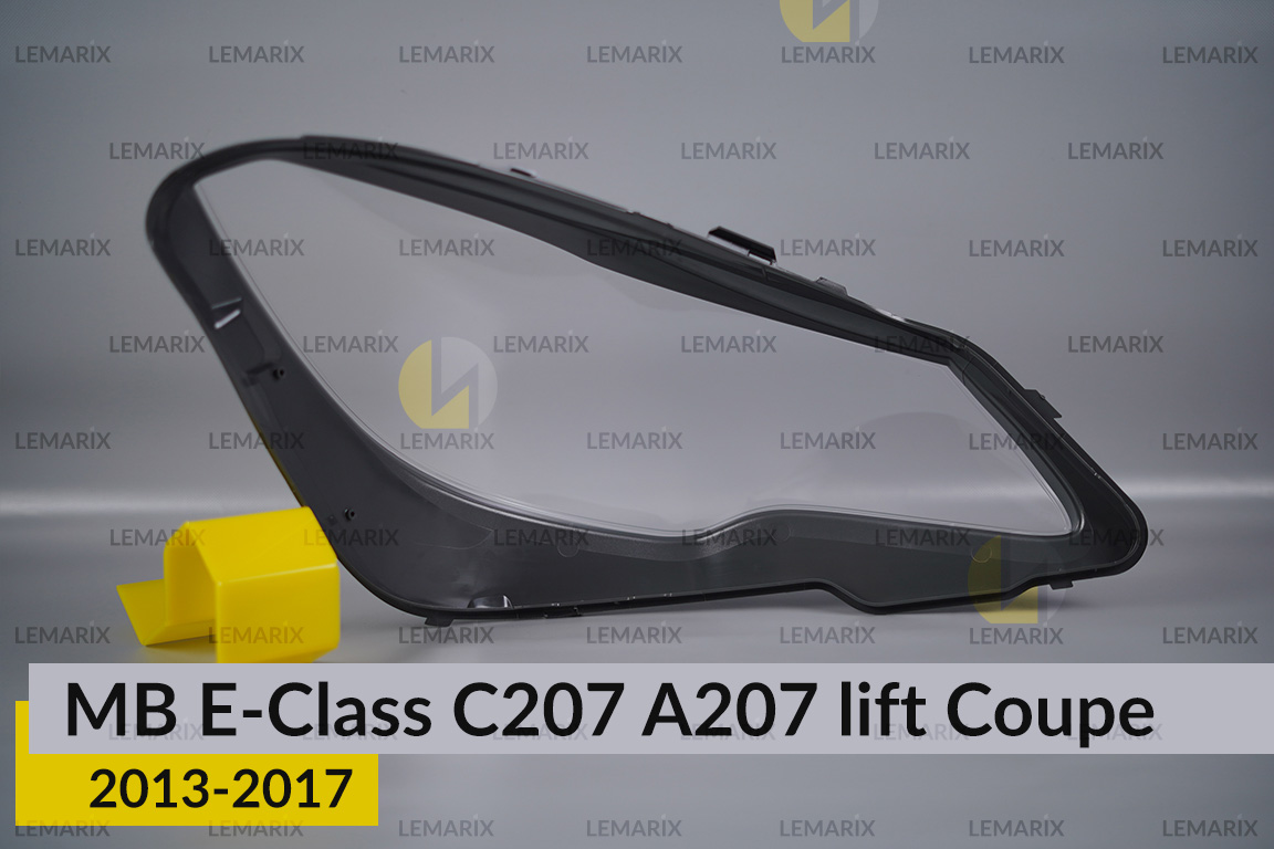 Скло фари Mercedes-Benz E-Class C207 A207 Coupe (2013-2017) рест ліве