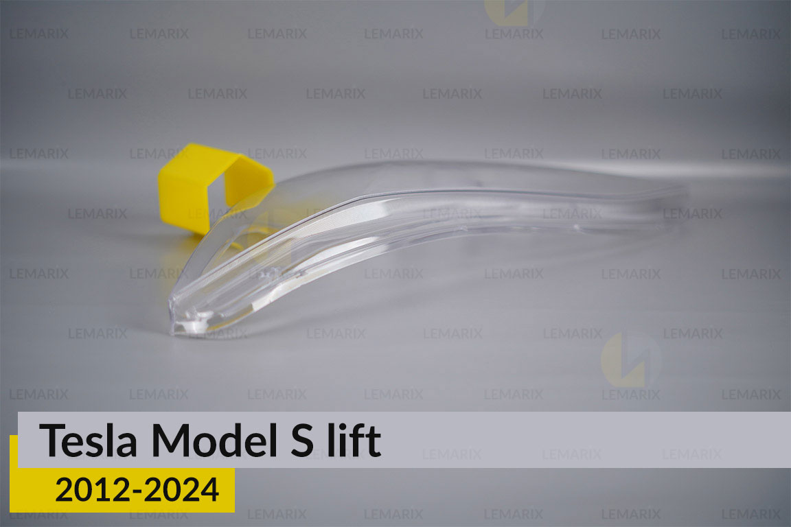 Скло фари Tesla Model S (2016-2024) рест ліве