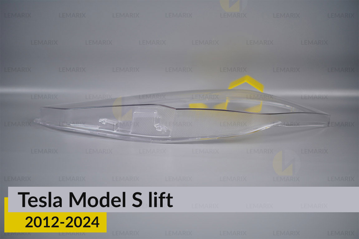 Скло фари Tesla Model S (2016-2024) рест ліве