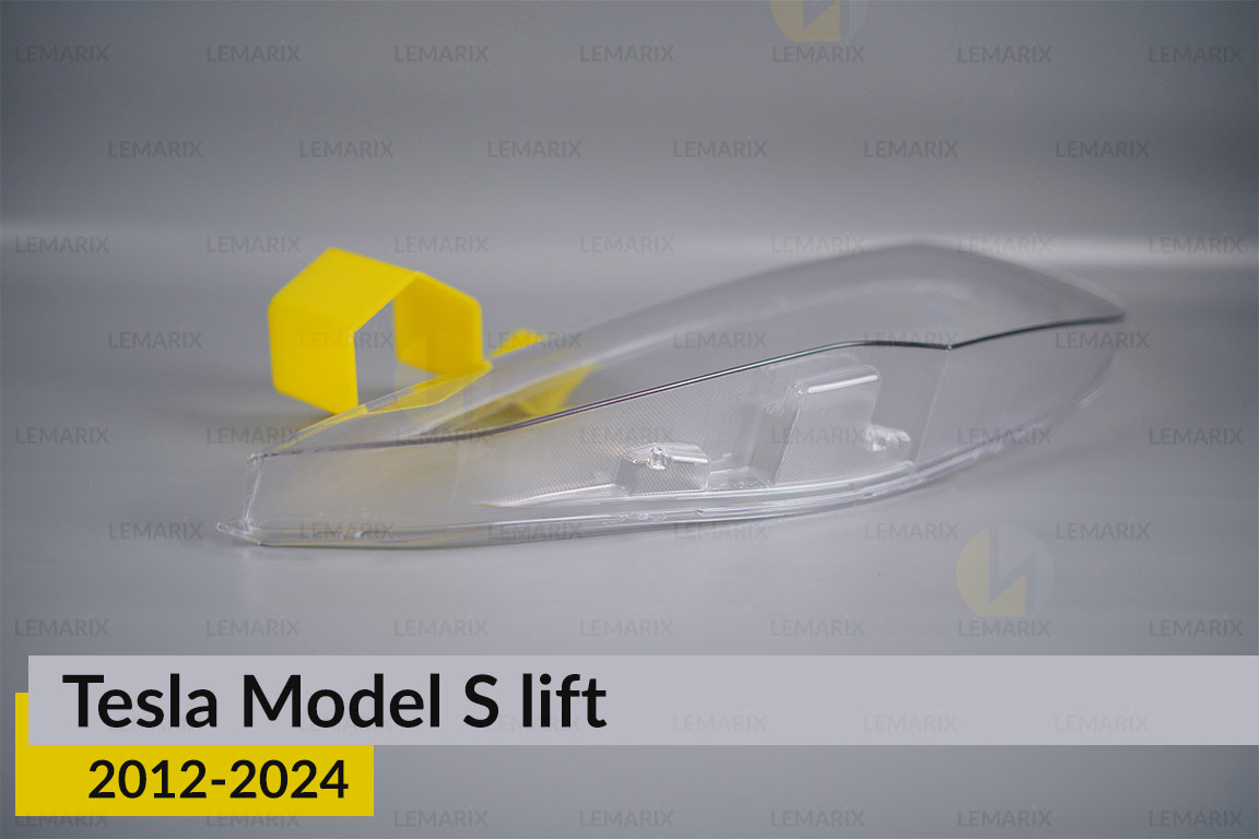 Скло фари Tesla Model S (2016-2024) рест ліве