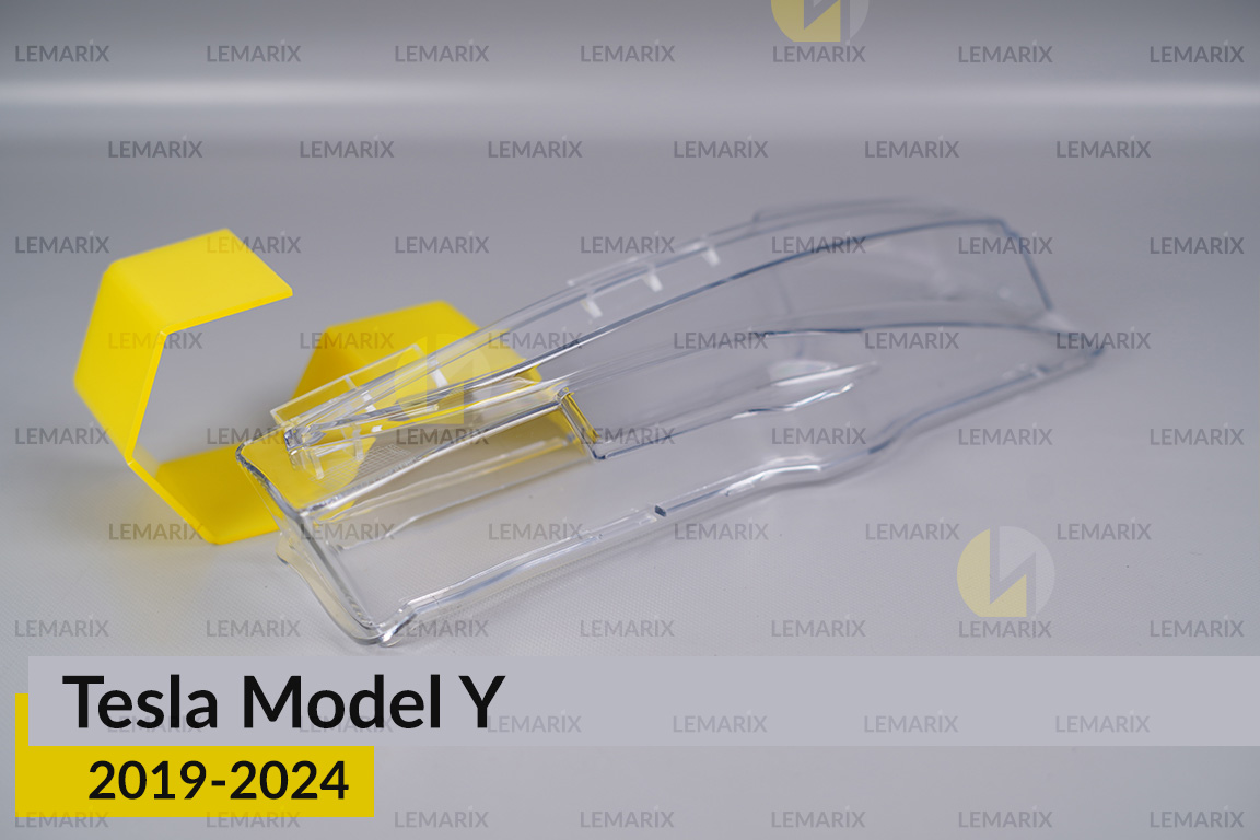 Скло протитуманної фари Tesla Model Y (2019-2025) ліве