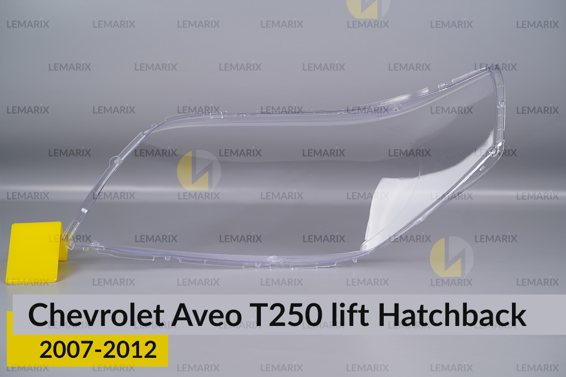 Скло фари Chevrolet Aveo T250 Hatchback (2007-2012) рест праве