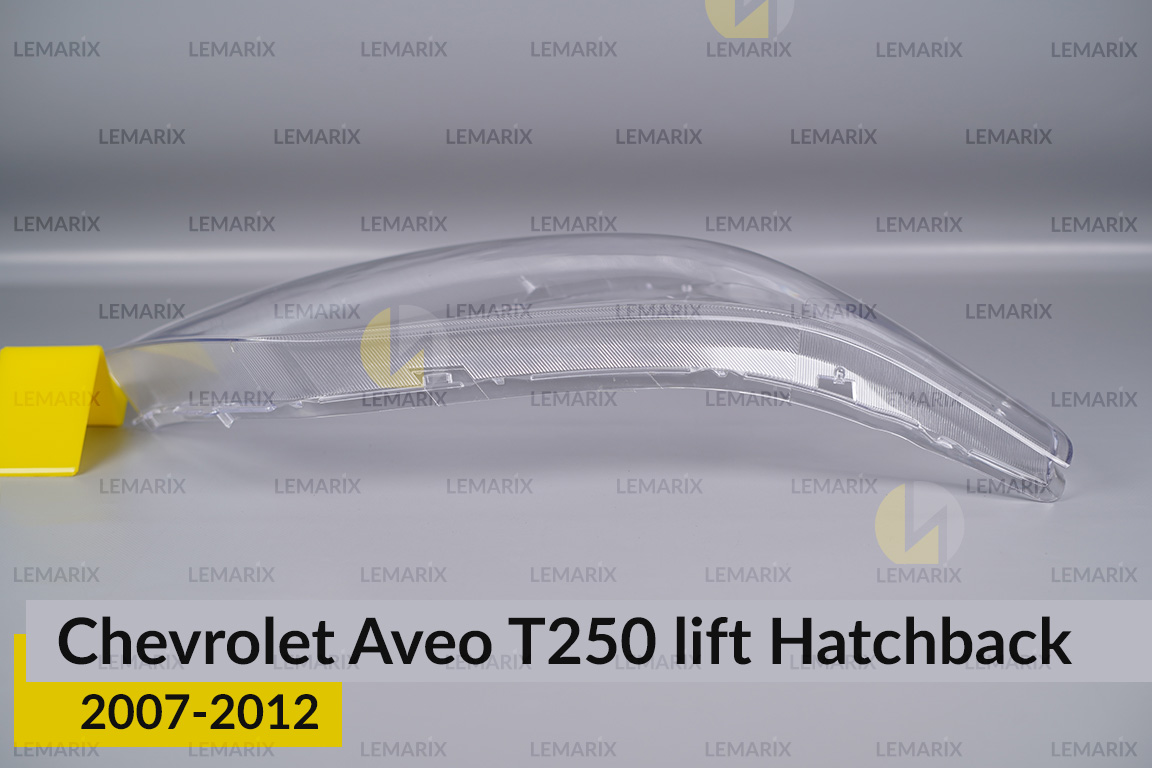 Скло фари Chevrolet Aveo T250 Hatchback (2007-2012) рест праве