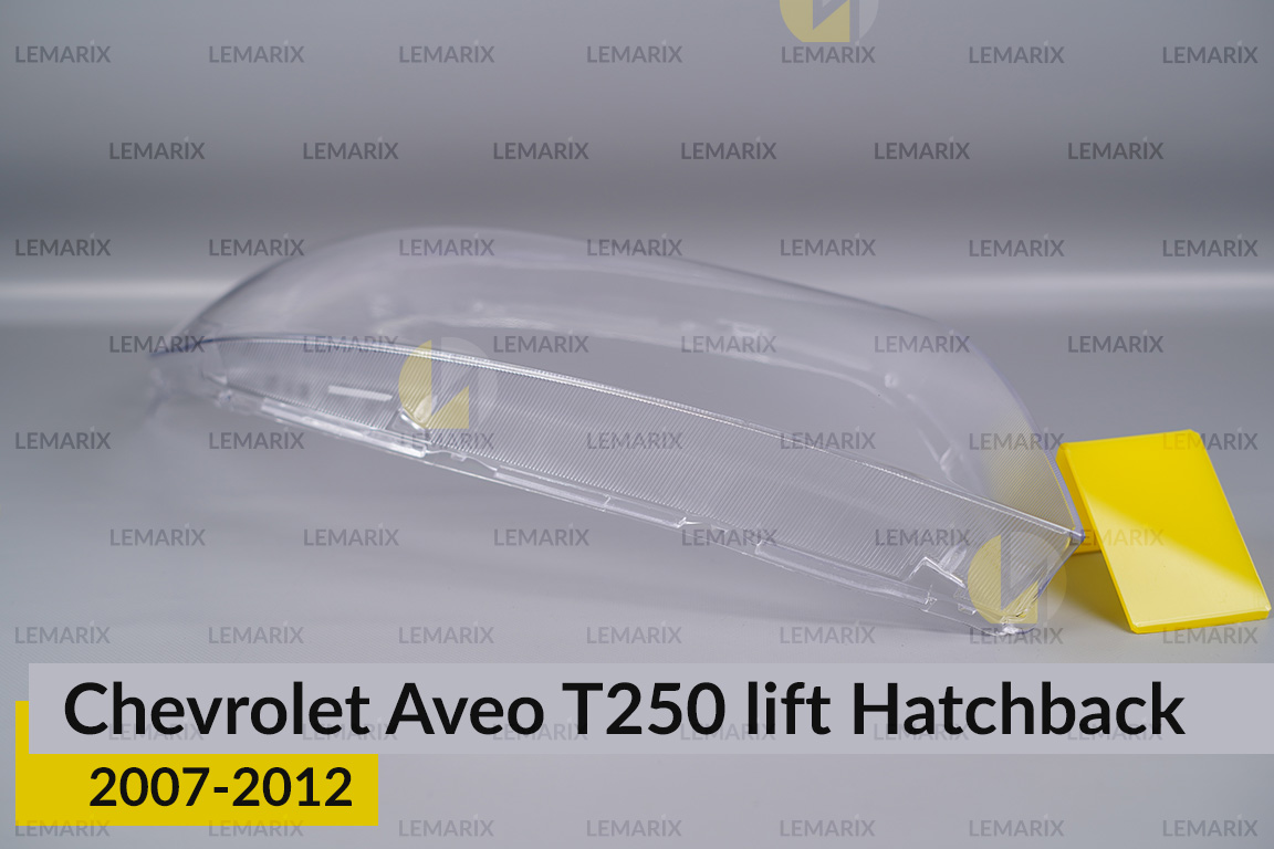 Скло фари Chevrolet Aveo T250 Hatchback (2007-2012) рест праве