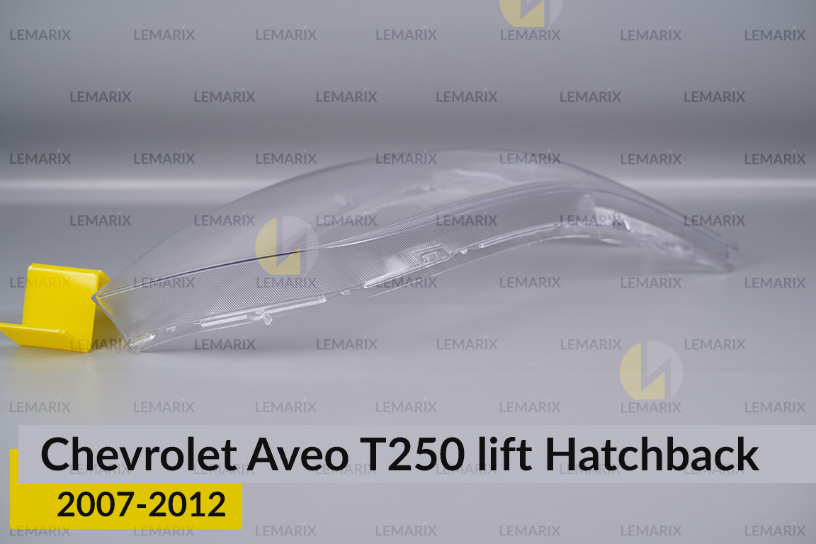 Скло фари Chevrolet Aveo T250 Hatchback (2007-2012) рест праве