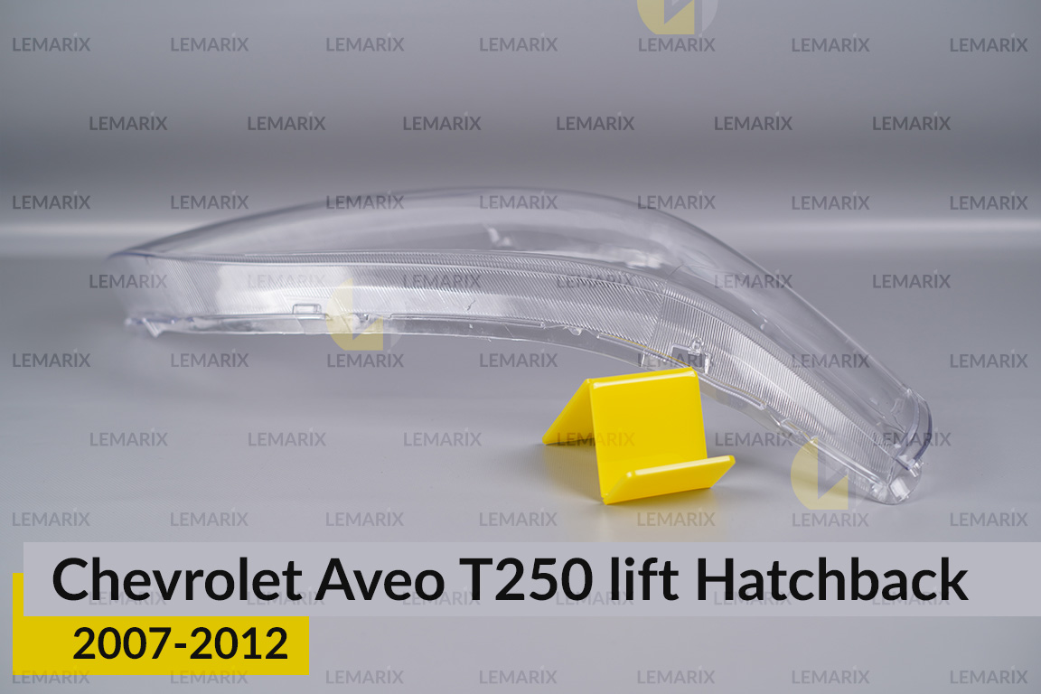 Скло фари Chevrolet Aveo T250 Hatchback (2007-2012) рест праве