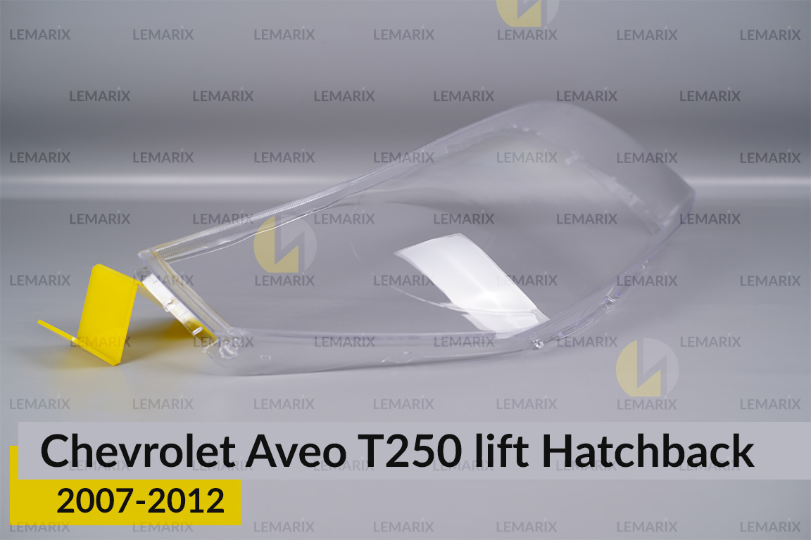 Скло фари Chevrolet Aveo T250 Hatchback (2007-2012) рест праве