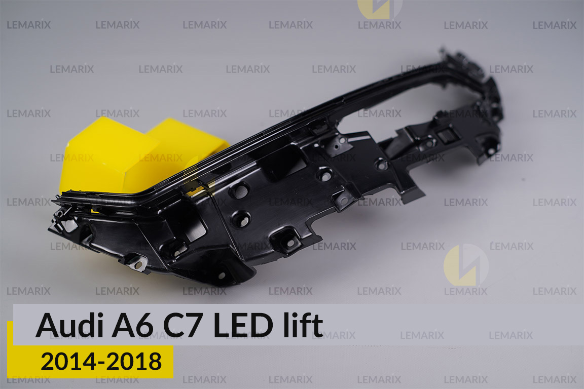 Декоративная маска 1 Audi A6 C7 LED (2014-2018) рест левая