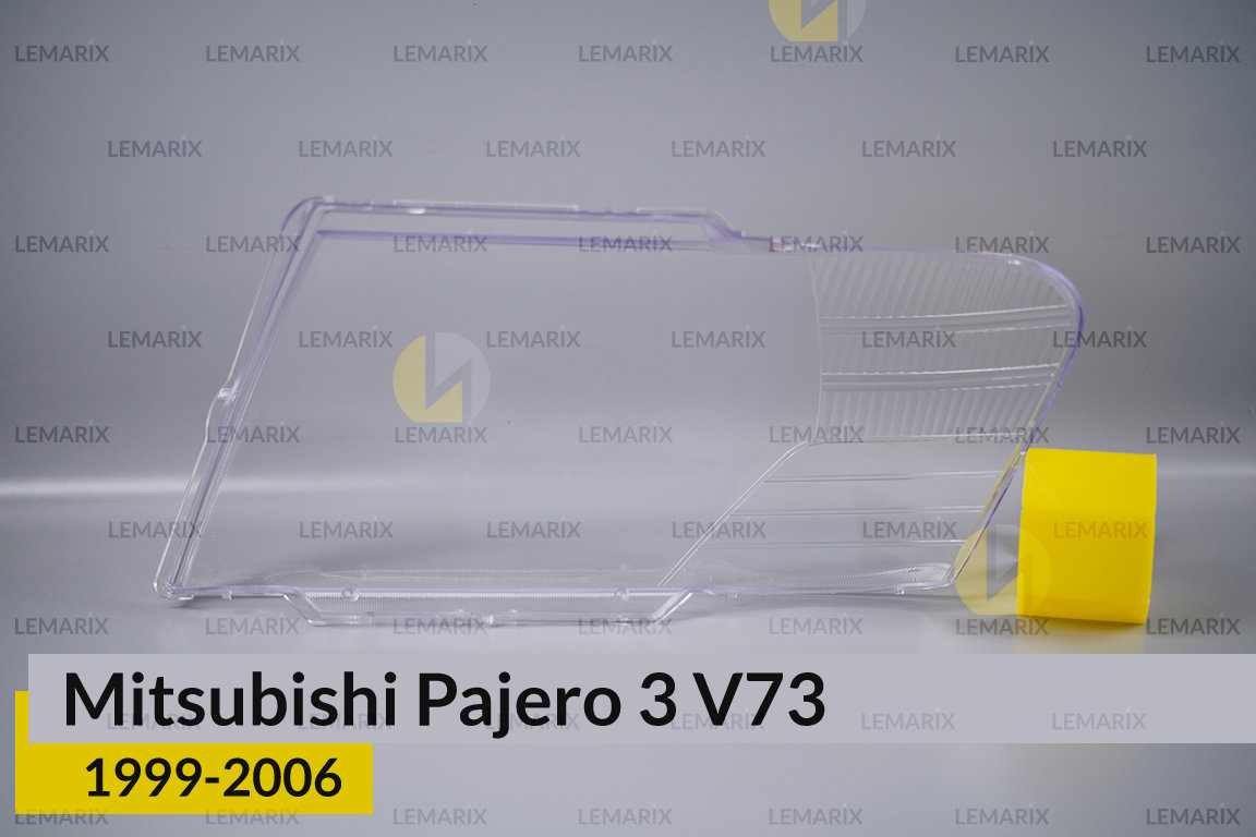 Скло фари Mitsubishi Pajero 3 V73 (1999-2006) праве