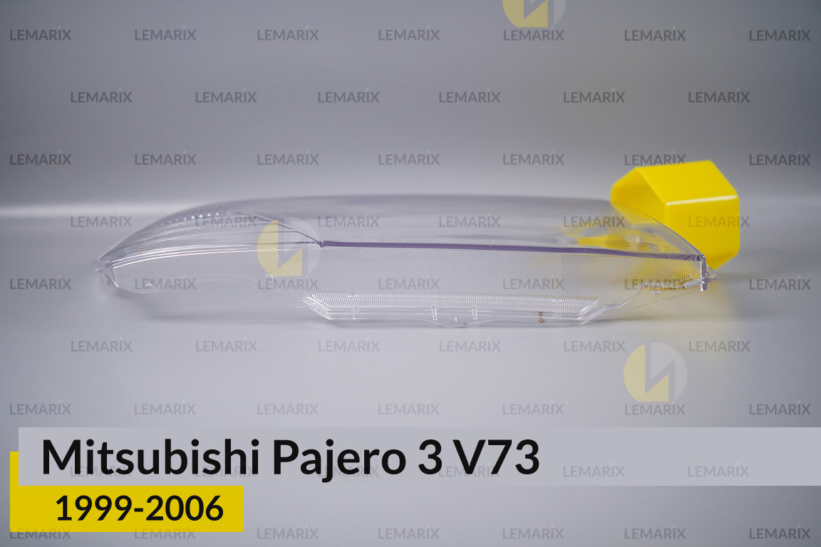 Скло фари Mitsubishi Pajero 3 V73 (1999-2006) праве