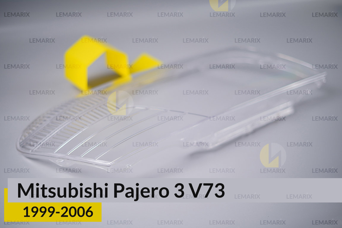 Скло фари Mitsubishi Pajero 3 V73 (1999-2006) праве