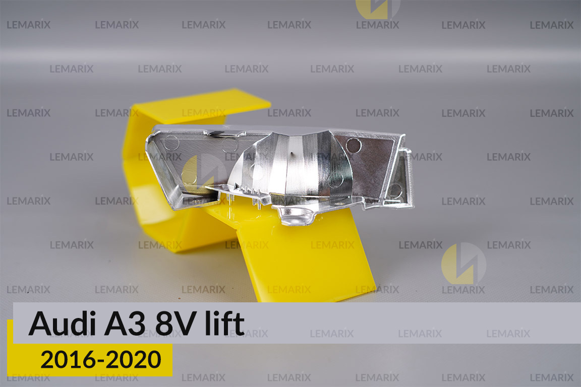 Хромований абажур нижній Audi A3 8V (2016-2020) рест лівий