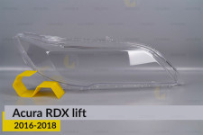 Скло фари Acura RDX (2016-2018) рест праве