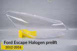 Скло фари Ford Escape Halogen (2012-2016) дорест праве