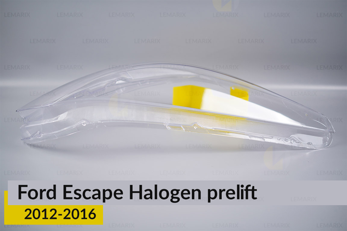 Скло фари Ford Escape Halogen (2012-2016) дорест праве