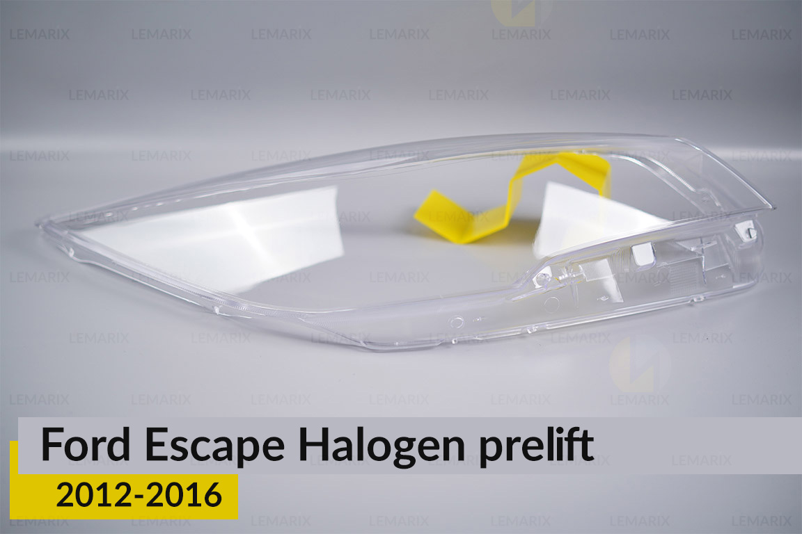 Скло фари Ford Escape Halogen (2012-2016) дорест праве