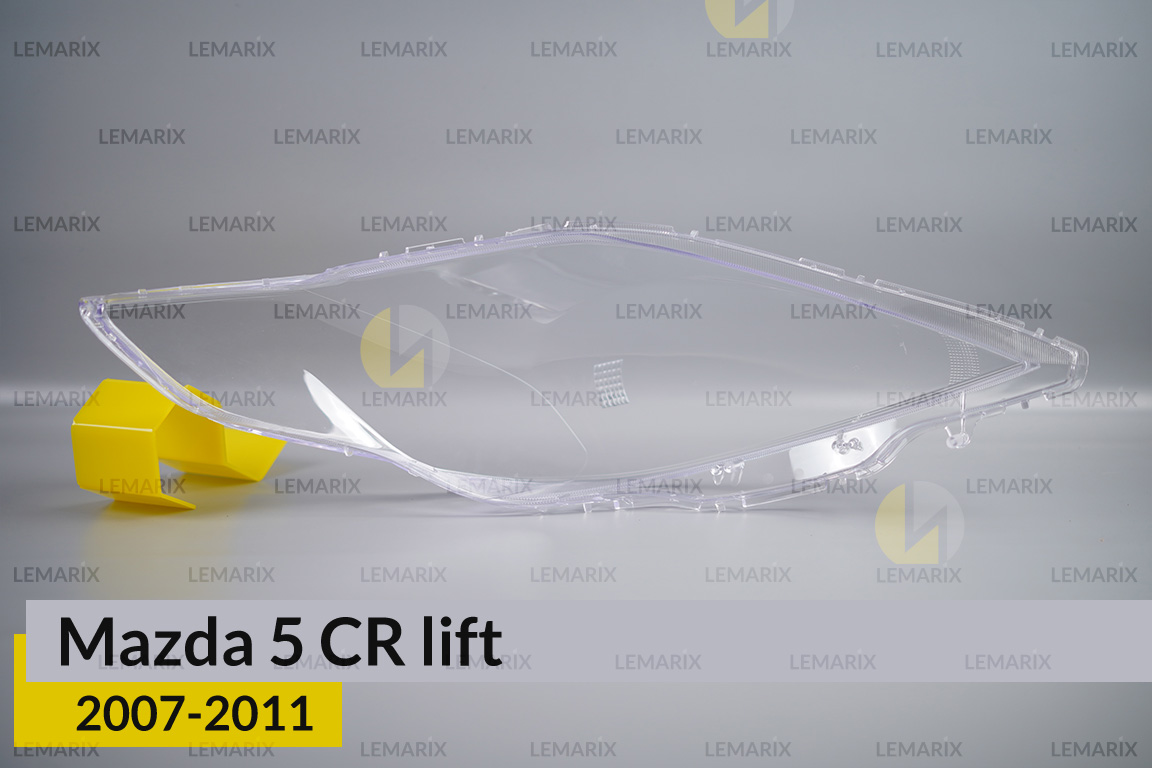 Скло фари Mazda 5 CR (2007-2011) рест ліве