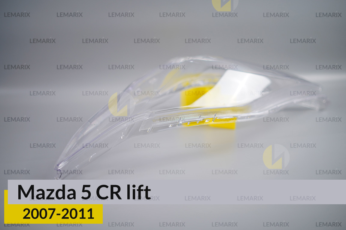 Скло фари Mazda 5 CR (2007-2011) рест ліве