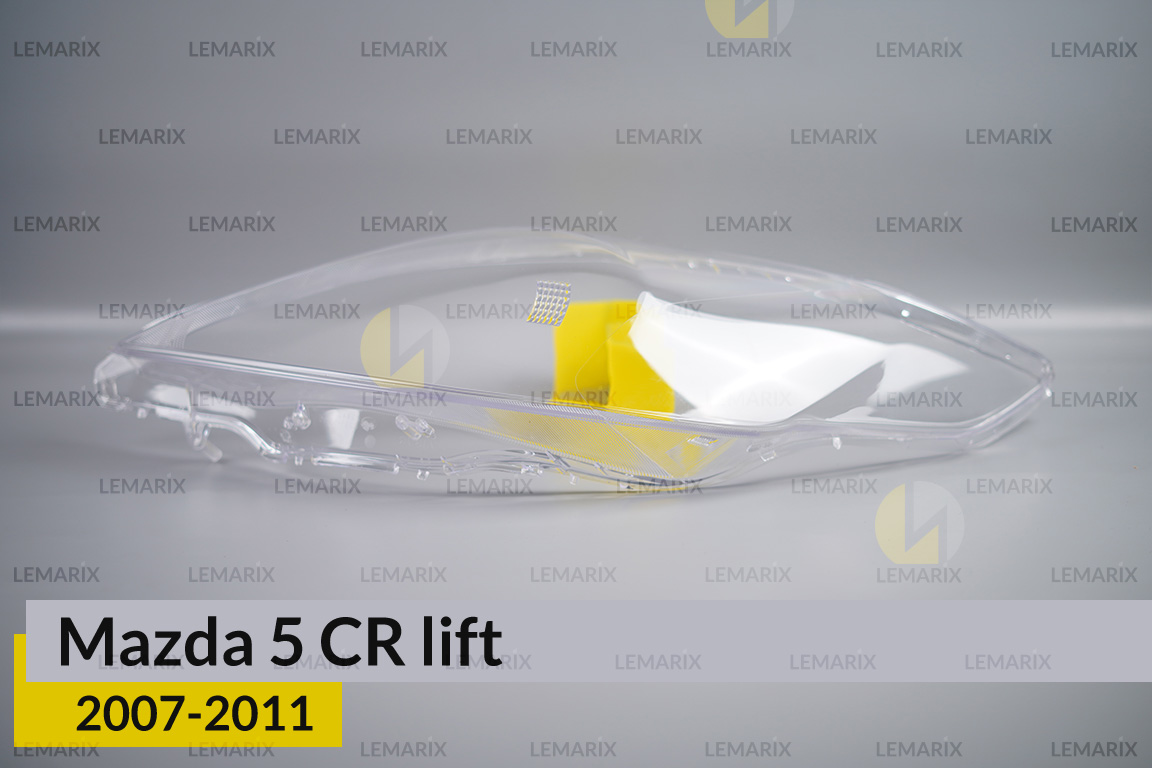 Скло фари Mazda 5 CR (2007-2011) рест ліве