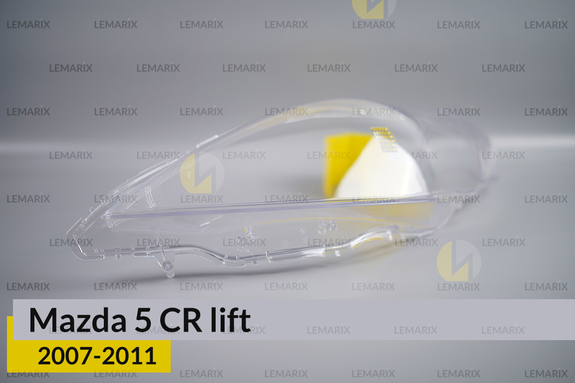 Скло фари Mazda 5 CR (2007-2011) рест ліве