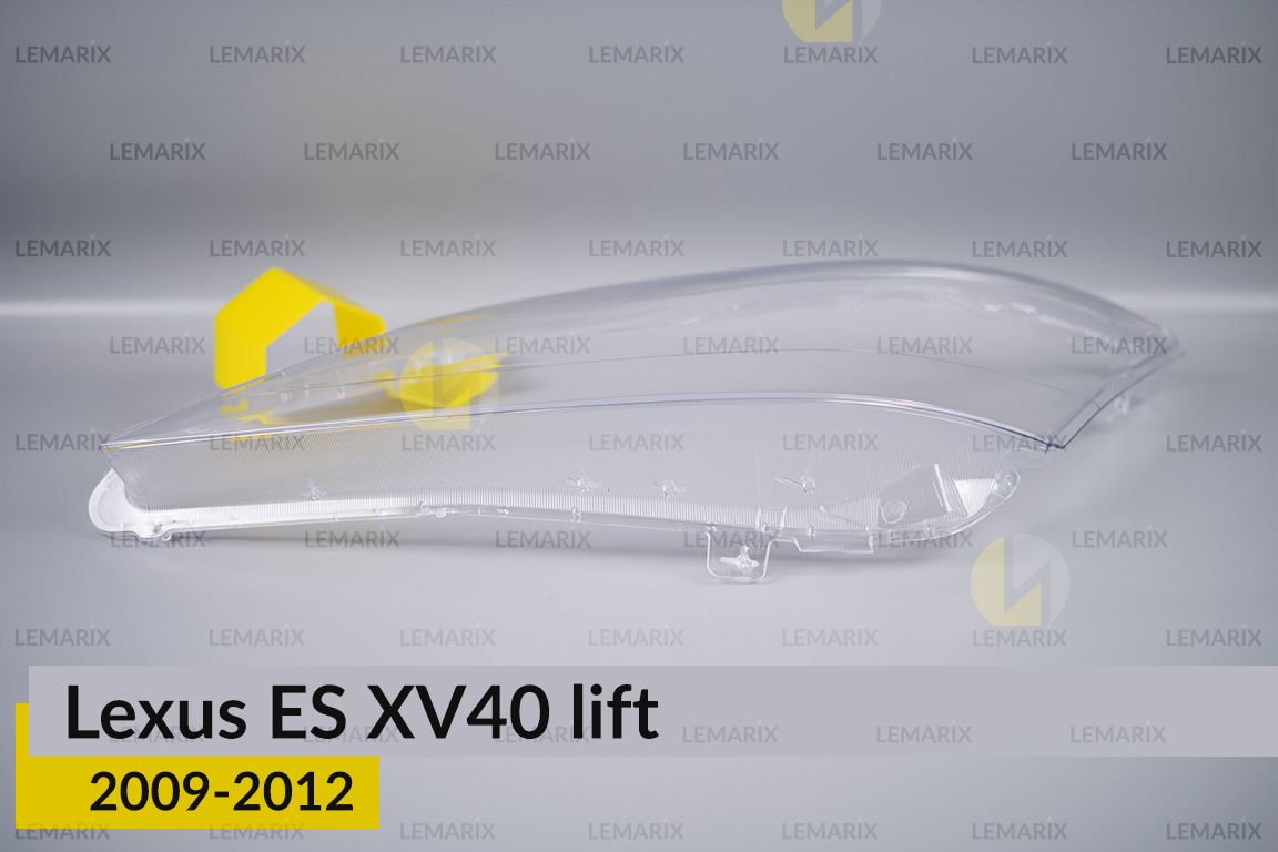 Скло фари Lexus ES XV40 (2009-2012) рест ліве