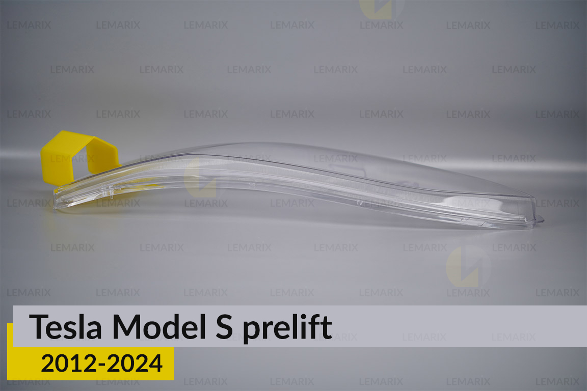 Скло фари Tesla Model S (2012-2016) дорест ліве