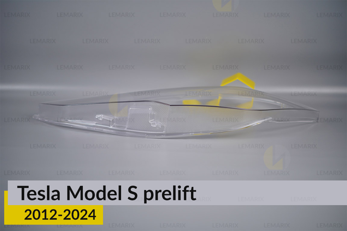 Скло фари Tesla Model S (2012-2016) дорест ліве