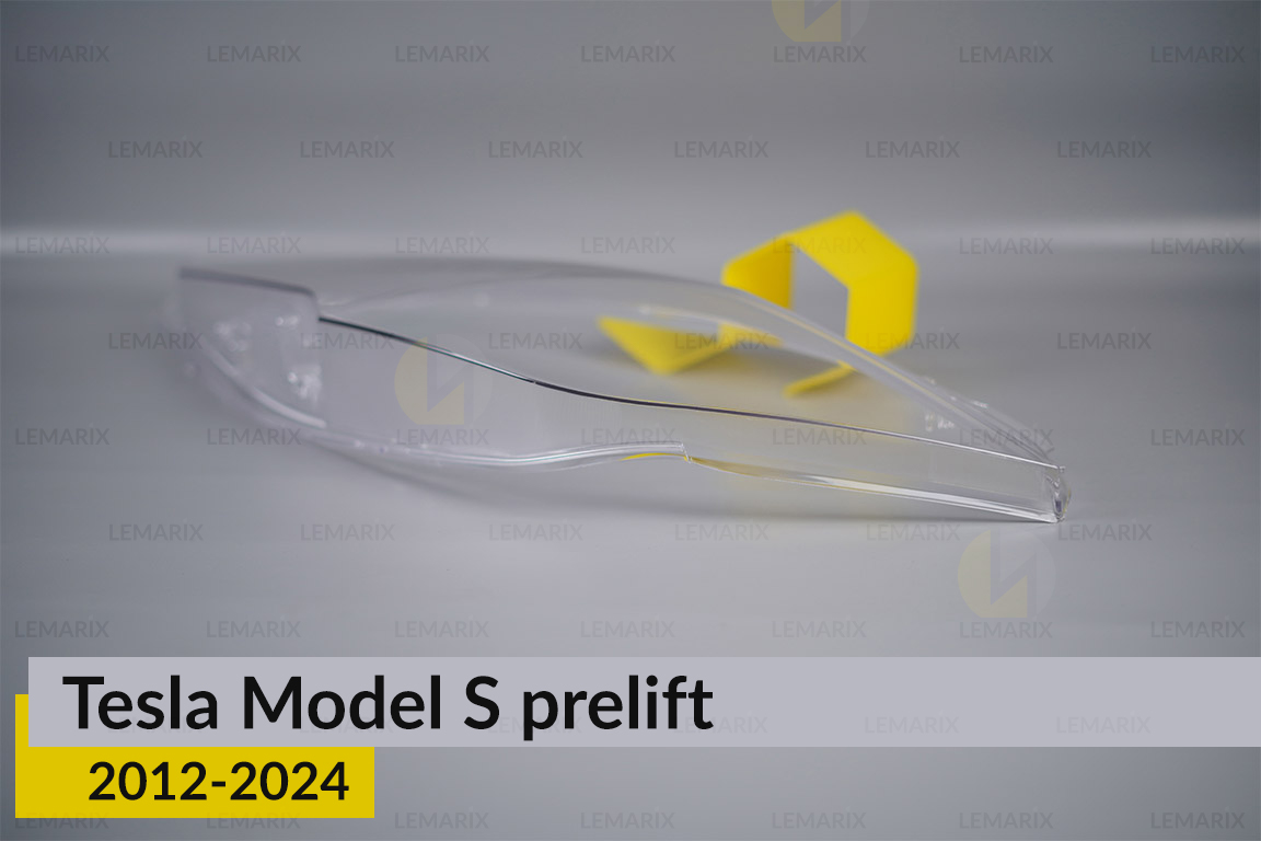 Скло фари Tesla Model S (2012-2016) дорест ліве