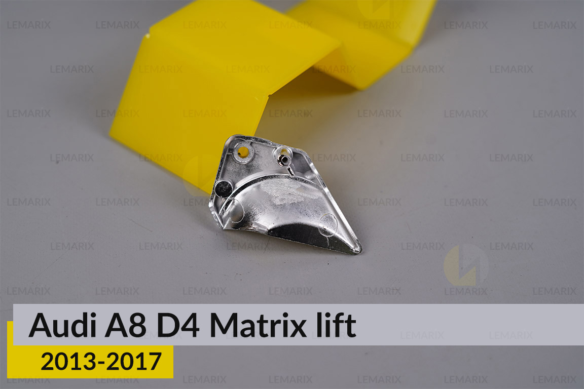 Хромована маска відбивача 2 Audi A8 D4 Matrix (2013-2017) рест права