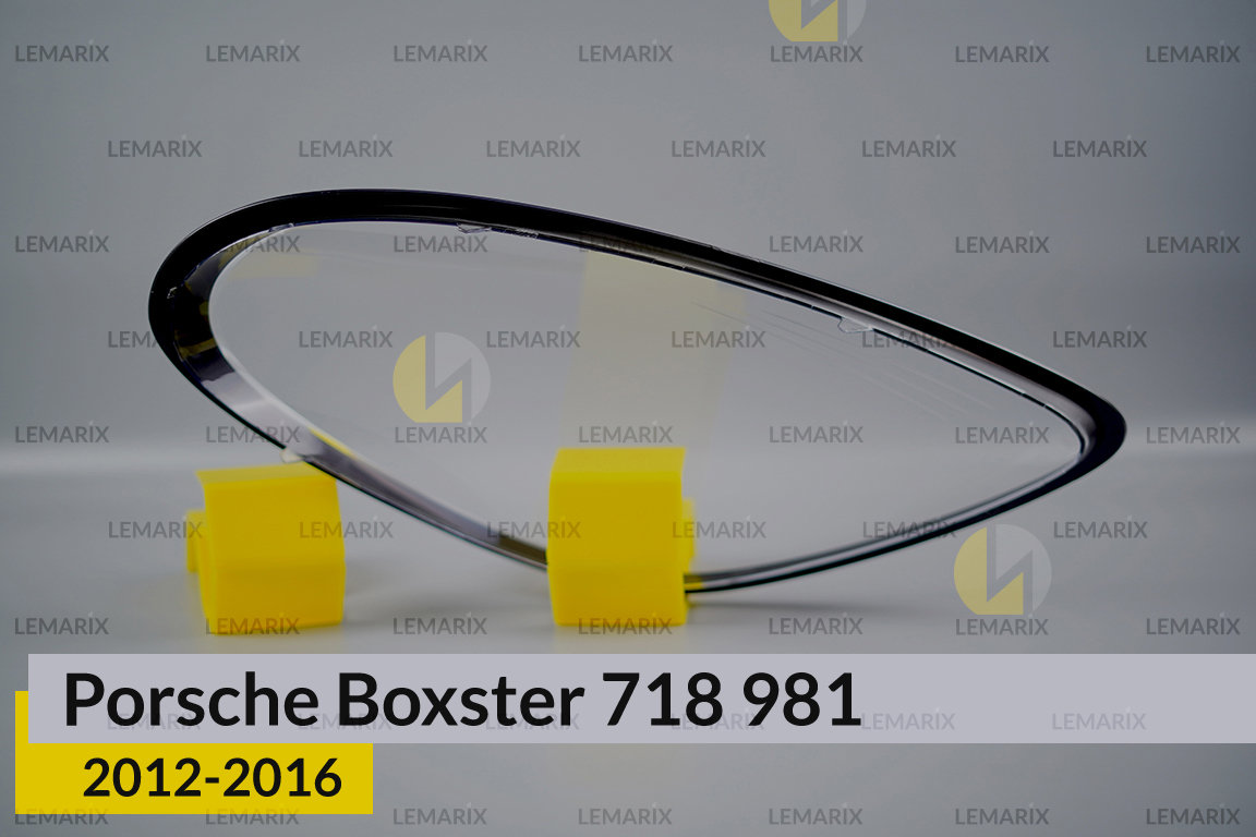 Стекло фары Porsche Boxster 718 981 (2012-2016) левое