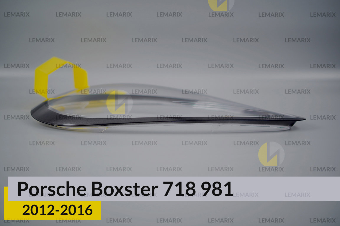 Стекло фары Porsche Boxster 718 981 (2012-2016) левое
